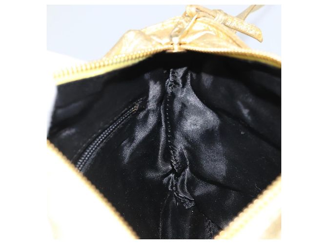 Borsa a Spalla in Pelle LOEWE anagramma Oro Auth AMZ499 D'oro - vista 18
