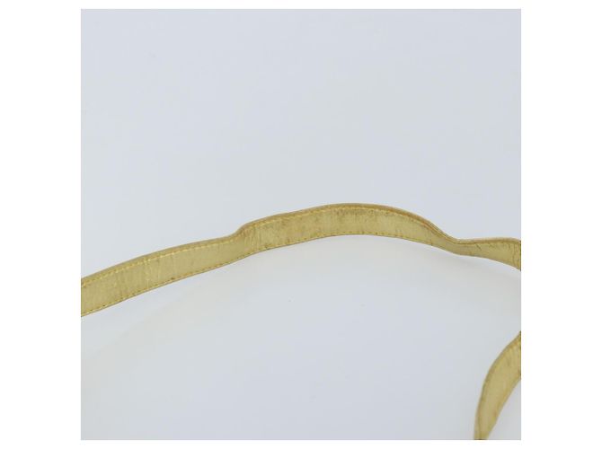 Borsa a Spalla in Pelle LOEWE anagramma Oro Auth AMZ499 D'oro - vista 8