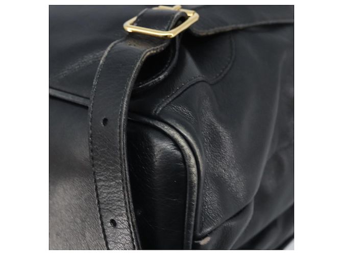 Zaino in Pelle Gucci Bamboo Nero Oro 003 2058 0016 Auth gh2009 - vista 15