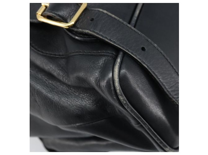 Zaino in Pelle Gucci Bamboo Nero Oro 003 2058 0016 Auth gh2009 - vista 16