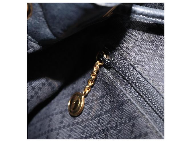Zaino in Pelle Gucci Bamboo Nero Oro 003 2058 0016 Auth gh2009 - vista 24