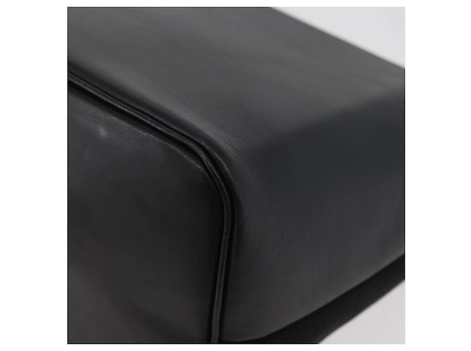Borsa a Spalla Burberrys in Pelle Scamosciata Nera e Oro Auth bs34378 Nero D'oro - vista 13