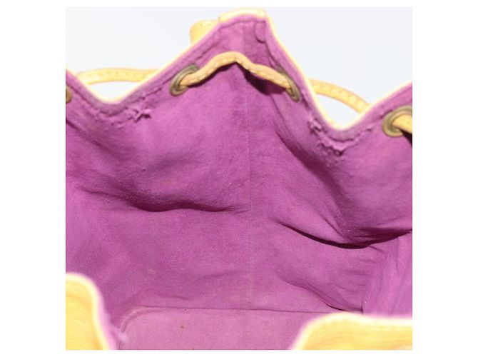 Noe LOUIS VUITTON Borsa a Spalla Petit Noé Epi Gialla M44109 LV Auth YKZ986 Giallo - vista 18
