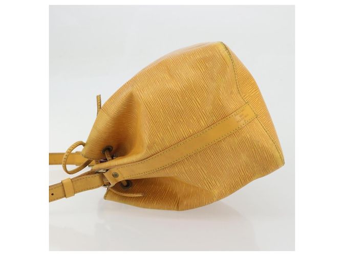 Noe LOUIS VUITTON Borsa a Spalla Petit Noé Epi Gialla M44109 LV Auth YKZ986 Giallo - vista 4