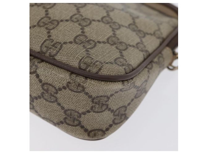 Gucci Borsa a Spalla GG Supreme PVC Beige Oro 97 02 068 Auth YKZ783 D'oro - vista 11