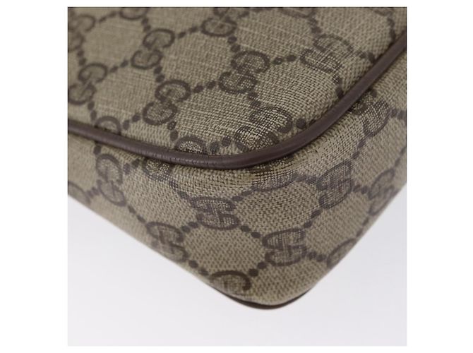 Gucci Borsa a Spalla GG Supreme PVC Beige Oro 97 02 068 Auth YKZ783 D'oro - vista 12