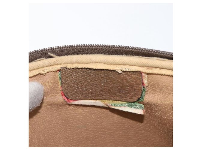 Gucci Borsa a Spalla GG Supreme PVC Beige Oro 97 02 068 Auth YKZ783 D'oro - vista 16