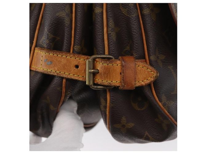 LOUIS VUITTON Borsa a Spalla Monogram Saumur 30 M42256 LV Auth AMZ352 Monogramma - vista 10