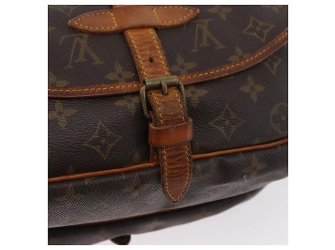 LOUIS VUITTON Borsa a Spalla Monogram Saumur 30 M42256 LV Auth AMZ352 Monogramma - vista 17