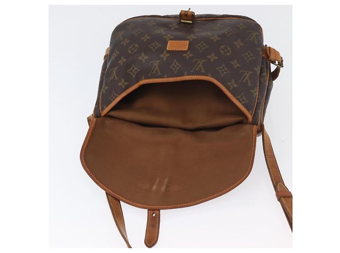 LOUIS VUITTON Borsa a Spalla Monogram Saumur 30 M42256 LV Auth AMZ352 Monogramma - vista 19