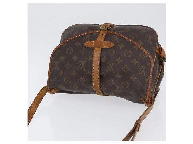 LOUIS VUITTON Borsa a Spalla Monogram Saumur 30 M42256 LV Auth AMZ352 Monogramma - vista 6