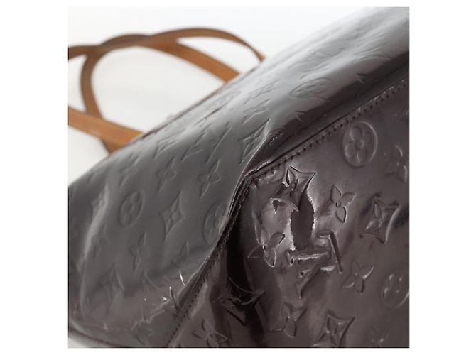LOUIS VUITTON Borsa Tote Bellevue GM Monogram Vernis Amarante M93589 Auth YKZ1600 Bordò - vista 14