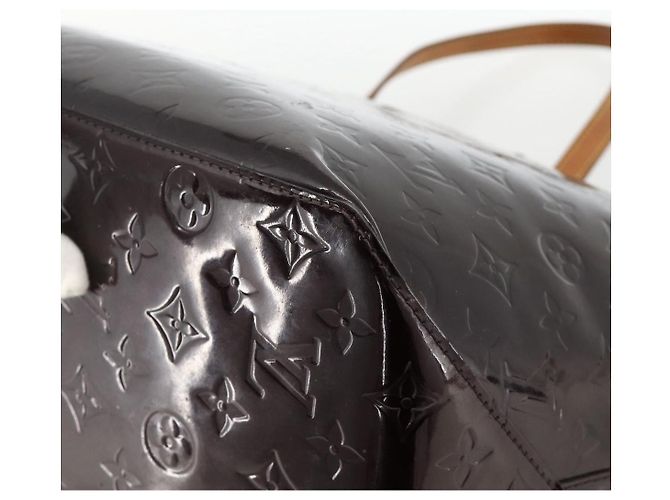 LOUIS VUITTON Borsa Tote Bellevue GM Monogram Vernis Amarante M93589 Auth YKZ1600 Bordò - vista 15