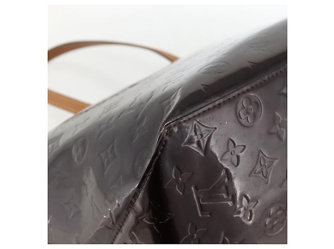 LOUIS VUITTON Borsa Tote Bellevue GM Monogram Vernis Amarante M93589 Auth YKZ1600 Bordò - vista 16