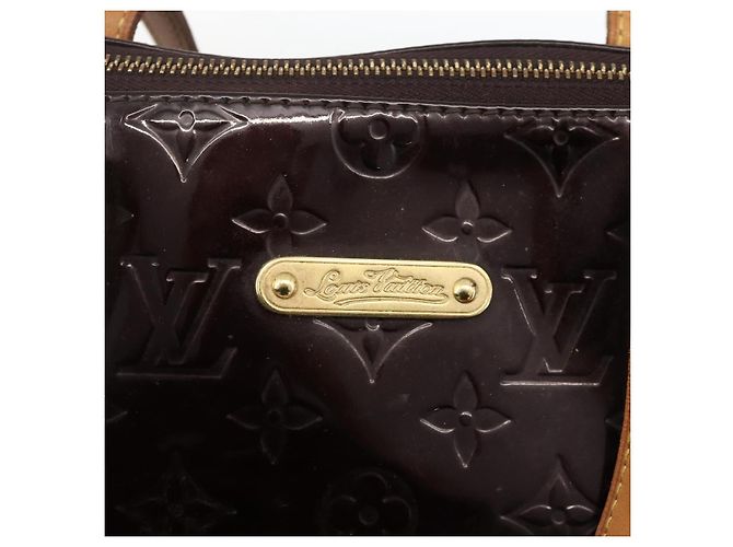 LOUIS VUITTON Borsa Tote Bellevue GM Monogram Vernis Amarante M93589 Auth YKZ1600 Bordò - vista 17