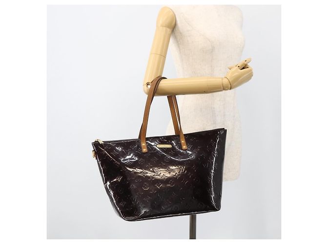 LOUIS VUITTON Borsa Tote Bellevue GM Monogram Vernis Amarante M93589 Auth YKZ1600 Bordò - vista 21