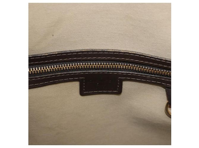 LOUIS VUITTON Mini Alma Alto Borsa a Mano Monogramma Khaki M92203 LV Auth BAZ717 Cachi - vista 15