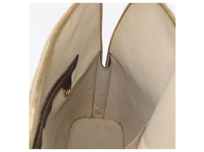 LOUIS VUITTON Mini Alma Alto Borsa a Mano Monogramma Khaki M92203 LV Auth BAZ717 Cachi - vista 17