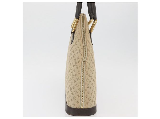 LOUIS VUITTON Mini Alma Alto Borsa a Mano Monogramma Khaki M92203 LV Auth BAZ717 Cachi - vista 5