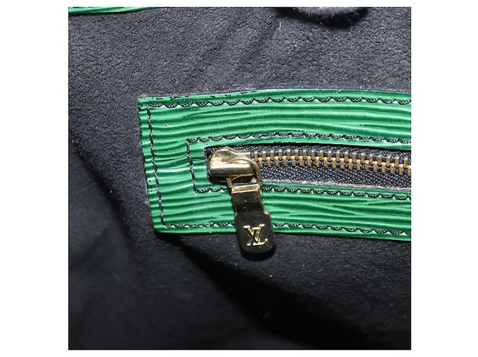 Noe LOUIS VUITTON Borsa a Spalla Petit Noé Epi Verde M44104 LV Auth AMZ056 - vista 19
