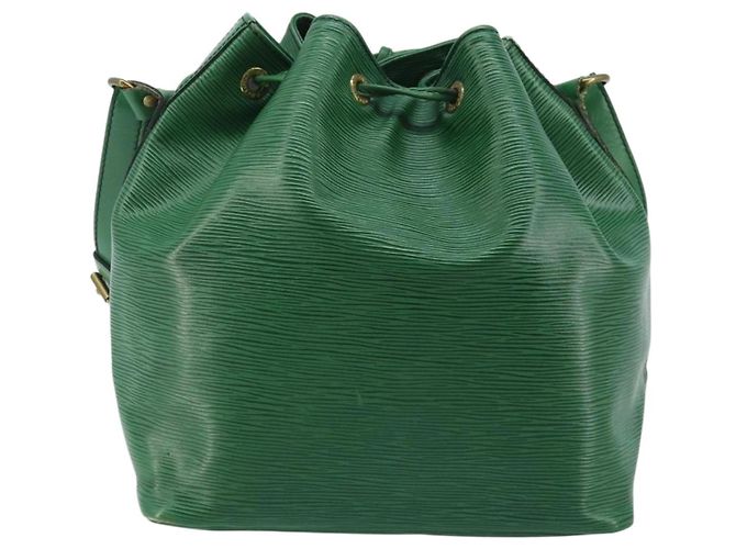 Noe LOUIS VUITTON Borsa a Spalla Petit Noé Epi Verde M44104 LV Auth AMZ056 - vista 2