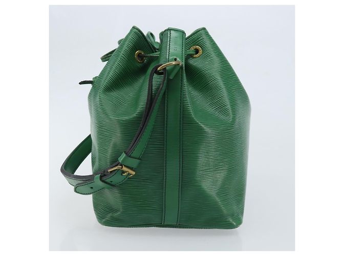 Noe LOUIS VUITTON Borsa a Spalla Petit Noé Epi Verde M44104 LV Auth AMZ056 - vista 3