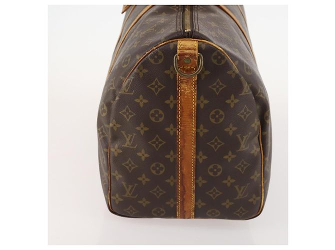LOUIS VUITTON Monogram Keepall Bandouliere 50 Borsa Boston M41416 LV Auth LNZ491 Monogramma - vista 4