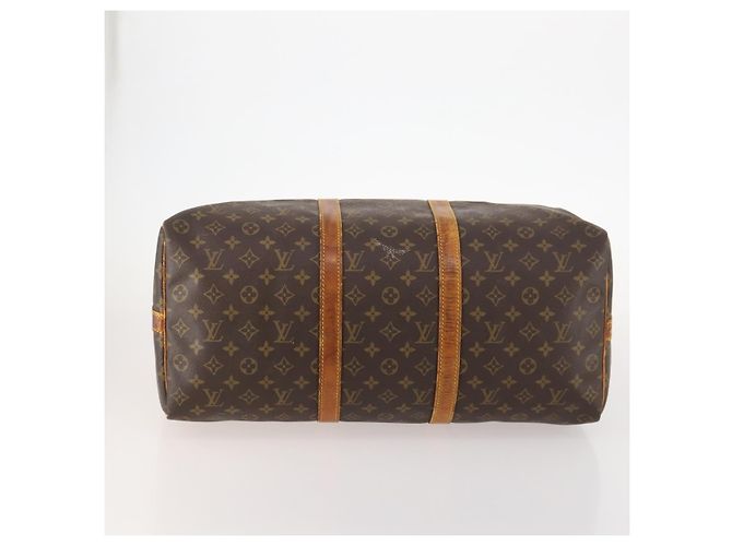 LOUIS VUITTON Monogram Keepall Bandouliere 50 Borsa Boston M41416 LV Auth LNZ491 Monogramma - vista 9