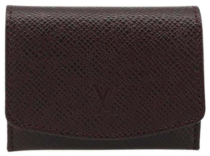 LOUIS VUITTON Gemello Taiga Ag925 Nero Argento LV Auth YKZ1063 - vista 13
