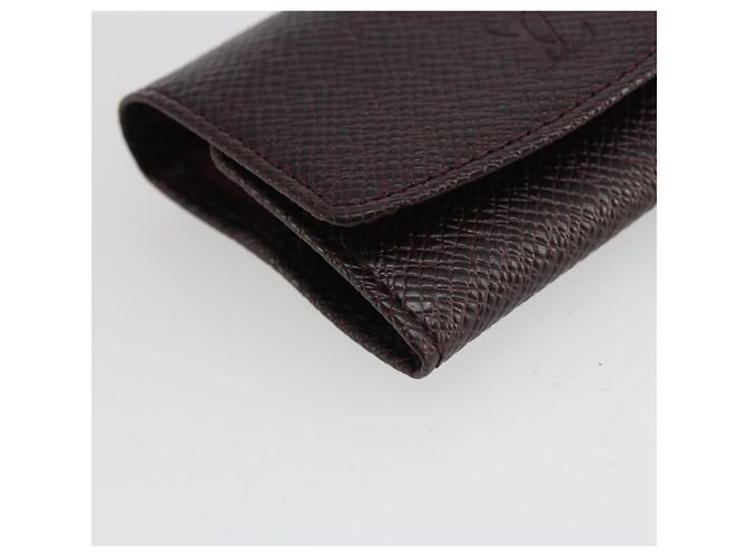 LOUIS VUITTON Gemello Taiga Ag925 Nero Argento LV Auth YKZ1063 - vista 14
