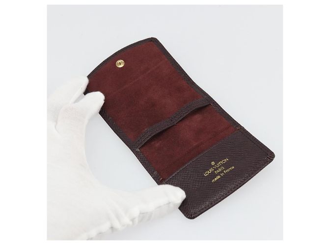 LOUIS VUITTON Gemello Taiga Ag925 Nero Argento LV Auth YKZ1063 - vista 8