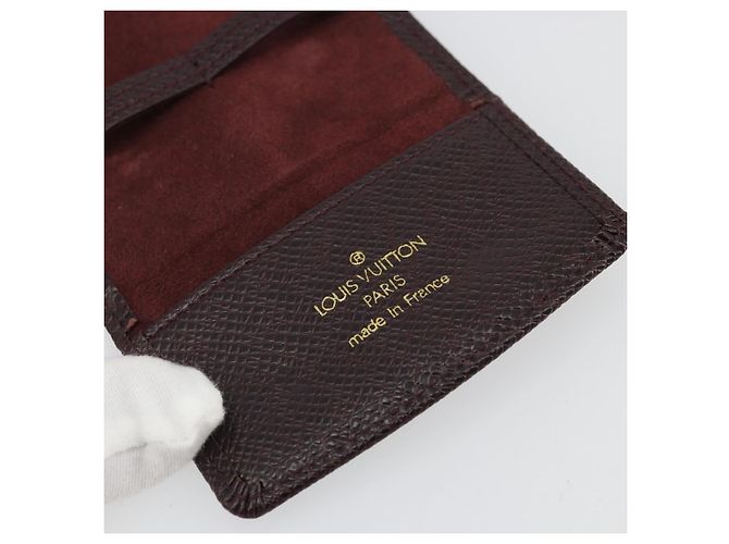 LOUIS VUITTON Gemello Taiga Ag925 Nero Argento LV Auth YKZ1063 - vista 9