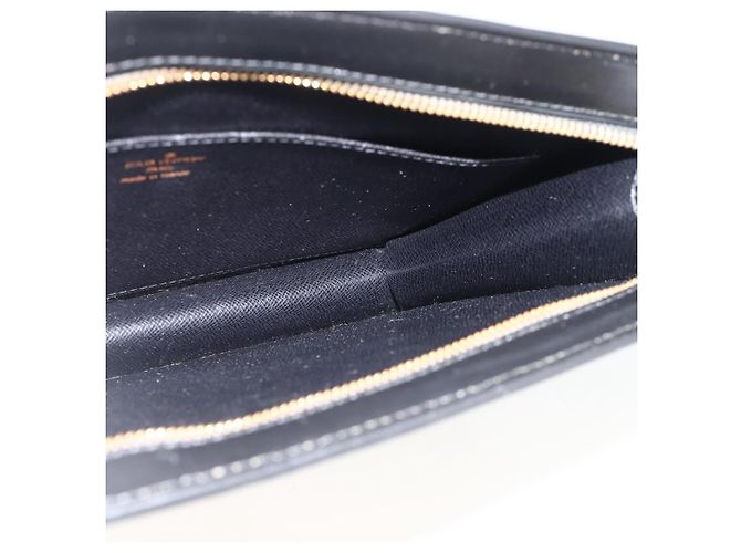 LOUIS VUITTON Pochette Uomo Epi Borsa a Mano Nera M52522 LV Auth YKZ275 Nero - vista 18