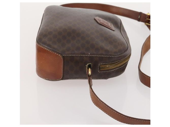 Céline CELINE Macadam Canvas Tasche aus PVC-Leder 4-Set Braun Beige Auth YKZ429 - Ansicht 16