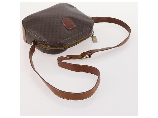 Céline CELINE Macadam Canvas Tasche aus PVC-Leder 4-Set Braun Beige Auth YKZ429 - Ansicht 17