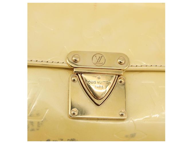 LOUIS VUITTON Borsa da Strada Malibu Monogram Vernis Perle M91507 LV Auth BAZ639 - vista 17