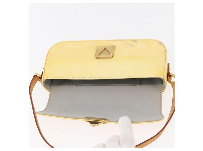 LOUIS VUITTON Borsa da Strada Malibu Monogram Vernis Perle M91507 LV Auth BAZ639 - vista 18