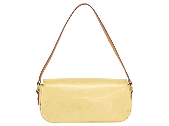 LOUIS VUITTON Borsa da Strada Malibu Monogram Vernis Perle M91507 LV Auth BAZ639 - vista 2