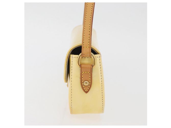 LOUIS VUITTON Borsa da Strada Malibu Monogram Vernis Perle M91507 LV Auth BAZ639 - vista 3