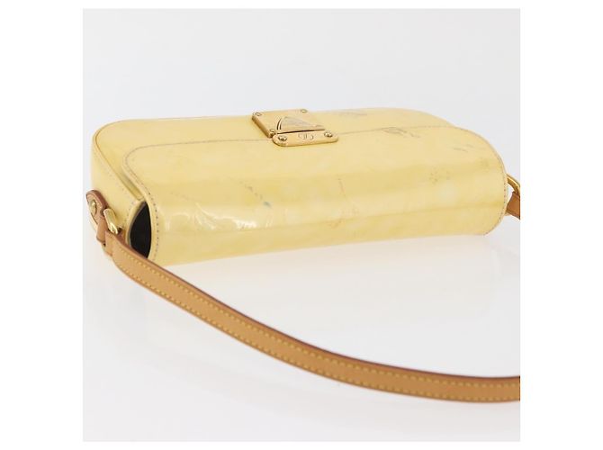 LOUIS VUITTON Borsa da Strada Malibu Monogram Vernis Perle M91507 LV Auth BAZ639 - vista 6