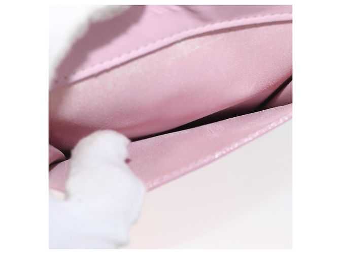 LOUIS VUITTON Pouch Motto Monogram Vernis Rosa Florentin M91034 LV Auth hk3609 - vista 11