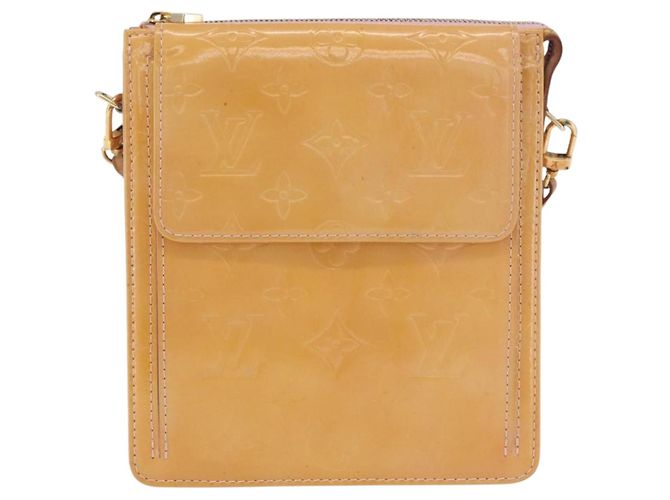 LOUIS VUITTON Pouch Motto Monogram Vernis Rosa Florentin M91034 LV Auth hk3609 - vista 13