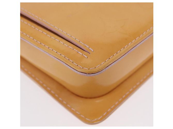 LOUIS VUITTON Pouch Motto Monogram Vernis Rosa Florentin M91034 LV Auth hk3609 - vista 14