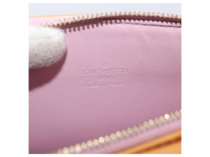 LOUIS VUITTON Pouch Motto Monogram Vernis Rosa Florentin M91034 LV Auth hk3609 - vista 19