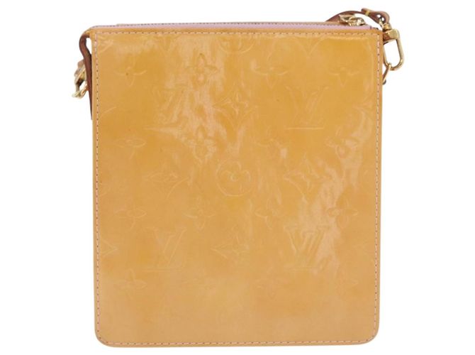 LOUIS VUITTON Pouch Motto Monogram Vernis Rosa Florentin M91034 LV Auth hk3609 - vista 2