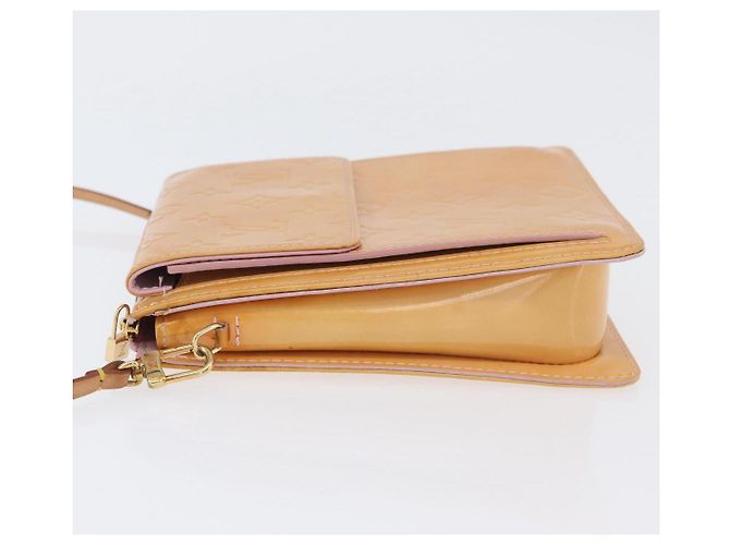 LOUIS VUITTON Pouch Motto Monogram Vernis Rosa Florentin M91034 LV Auth hk3609 - vista 4