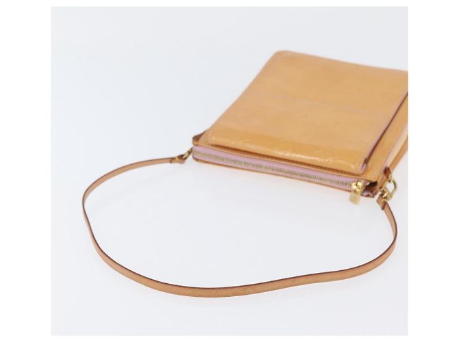 LOUIS VUITTON Pouch Motto Monogram Vernis Rosa Florentin M91034 LV Auth hk3609 - vista 7