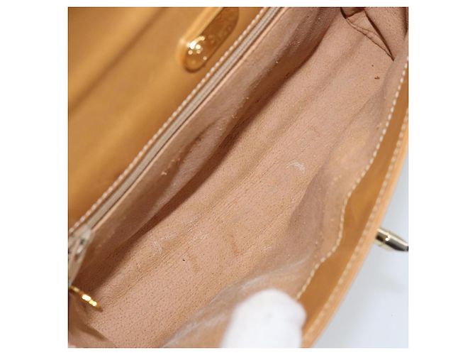 Gucci Borsa a Spalla Micro GG Supreme PVC Beige Oro Auth AMZ079 D'oro - vista 17