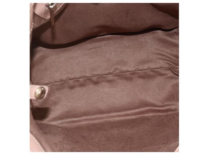 Jimmy Choo Borsa Tote in Pelle Rosa Argento Auth BA11939 - vista 15