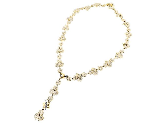 Collana Roberto Coin, smalto, diamanti. - vista 2